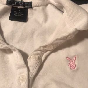 PLAYBOY Tops - Women’s Playboy baby doll polo shirt size small PLAYBOY Tops - Women’s Playboy baby doll polo shirt size small